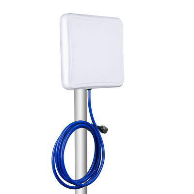 2400-2500MHz/5150-5850MHZ 13/15dBi Interface unique à double fréquence directionnelle Antenne plate Antenne à double fréquence directionnelle 2,4 / 5,8GHz Antenne de certification de sécurité du charbon